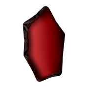 Mirror in ruby-red stainless steel 55x40x6cm Tafla C5 - Zieta