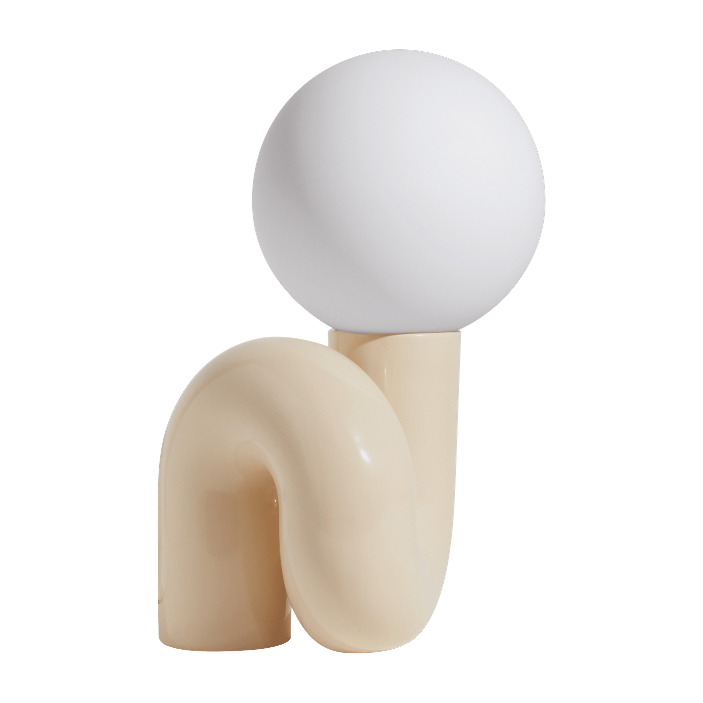 Grande lampe à poser en céramique vanille 51cm Neotenic - Petite Friture