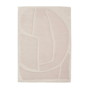 Rechteckiger off-white Wollteppich 140x200cm Sail -. Edito