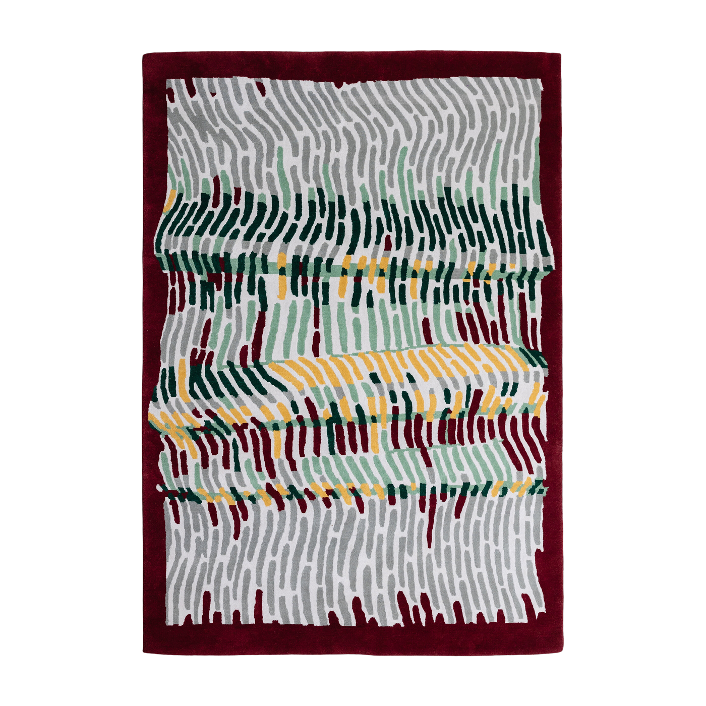 Multicolored wool rectangular rug 160x230cm Ether - Edito