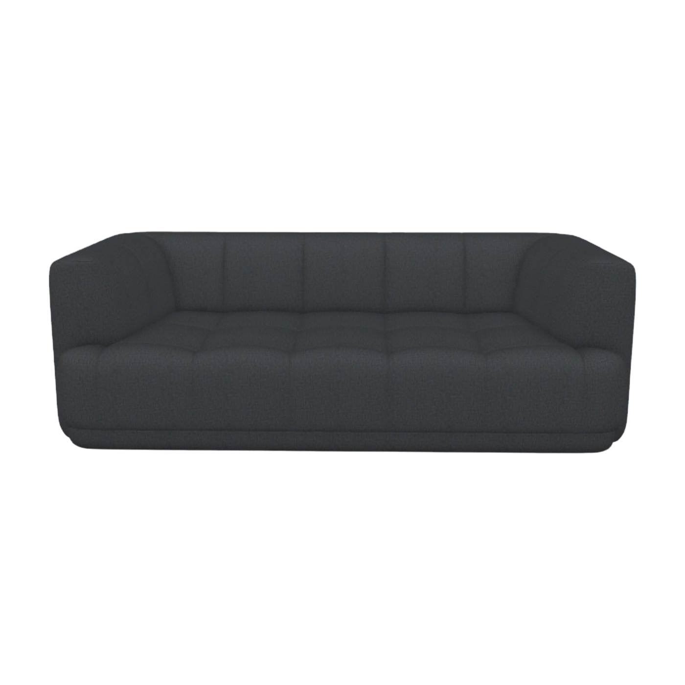 2-Sitzer-Sofa aus grauem Stoff Metaphor 007 Quilton -. Hay