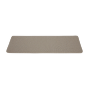 Coussin de siège pour banc en polyester taupe bouclé 95,5x32cm Curva - AYTM
