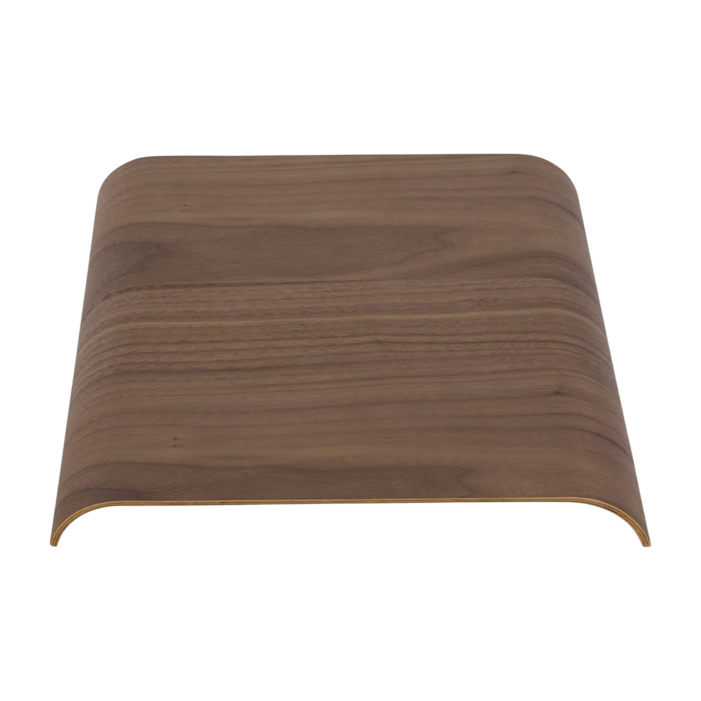 Paneel für Hocker aus Walnussholz 33x32, 4cm Curva - - AYTM