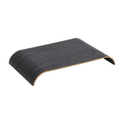 Curva Panel de estantería roble negro 41x25, 3cm - AYTM