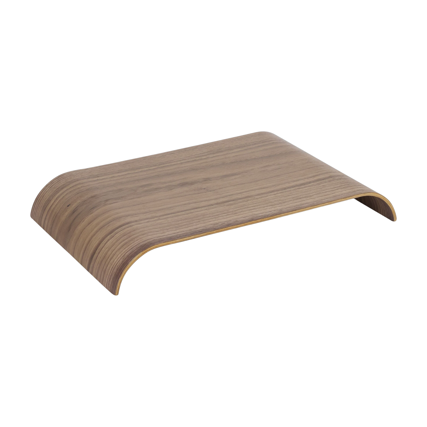 Curva Panel de estantería de nogal 41x25. 3cm - AYTM