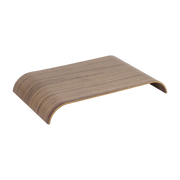 Walnut shelf panel 41x25. 3cm Curva - AYTM