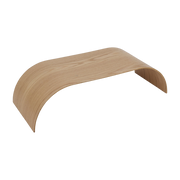 Curva Panel de estantería de roble 62. 2x25. 3cm - AYTM
