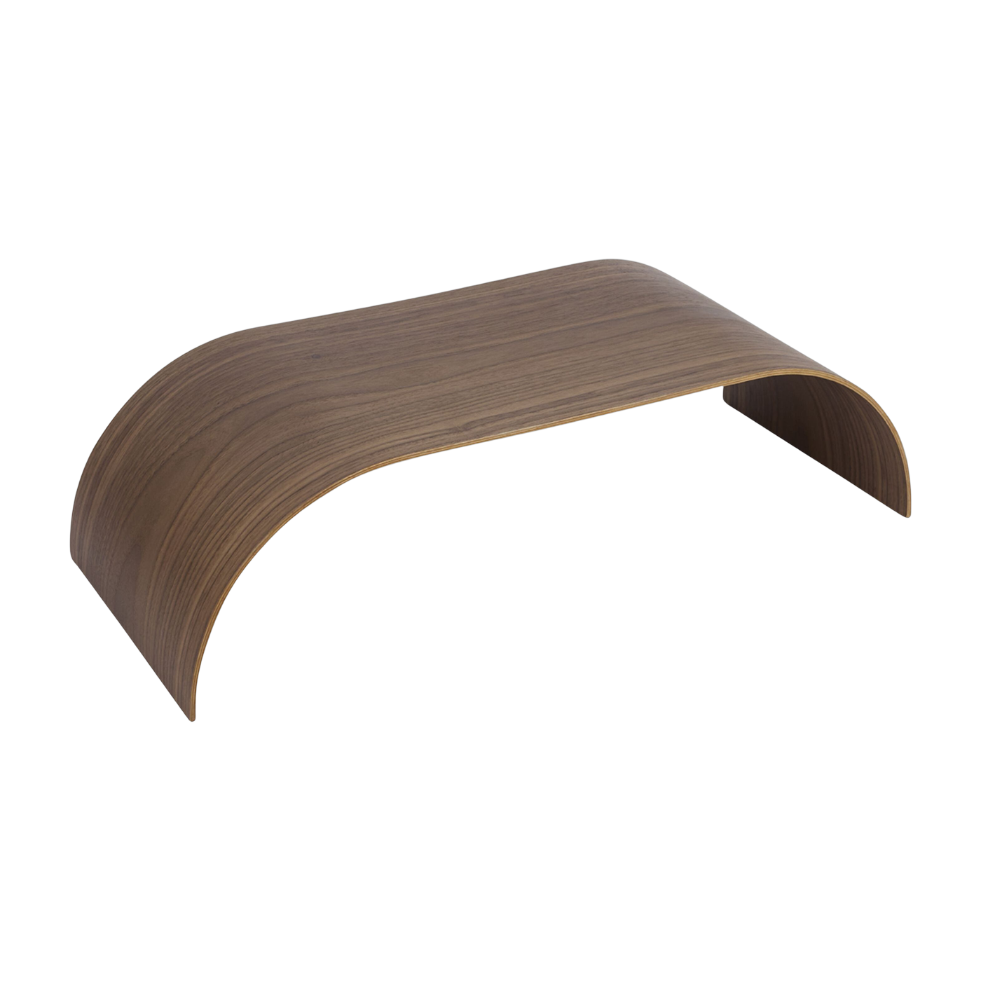 Curva Panel de estantería de nogal 62. 2x25. 3cm - AYTM
