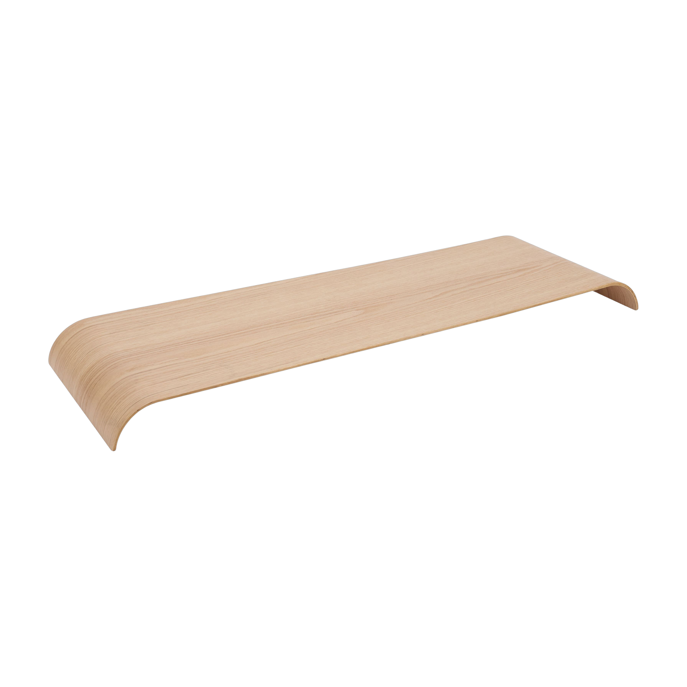 Curva Panel de estantería de roble 81x25, 3cm - AYTM