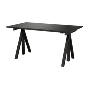 bureau Works Pies de acero ajustable pintado de negro 118. 5cm - String furniture