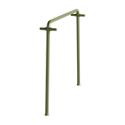 Pied central pour banc de jardin en acier peint olive Palissade - HAY