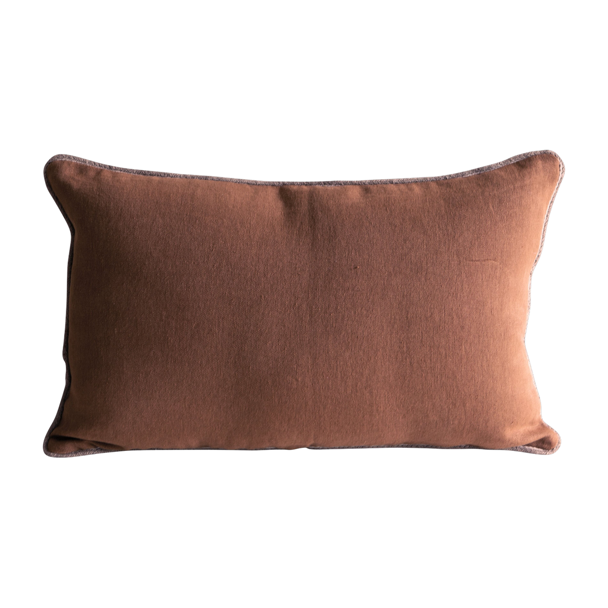 Leinen-Kissen moka mit Füllung 40x65cm Salvador - -. Gabrielle paris