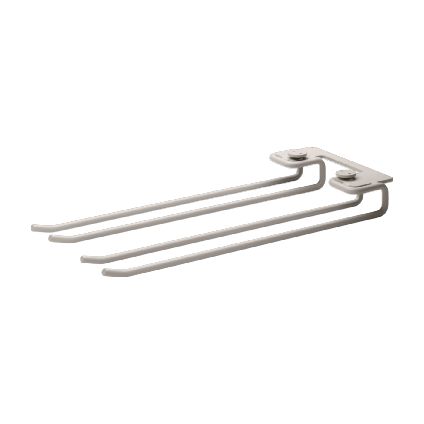 Glass Holder in Thermolacquered Steel Beige 13,5x30cm - String Furniture