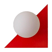 Triangular wall sconce in opal glass and strawberry red steel 28cm Candy - Swedish Ninja
