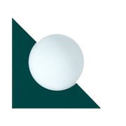 Triangular wall sconce in opaline glass and steel peacock green 28cm Candy - Swedish Ninja