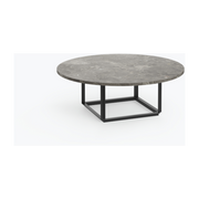 Couchtisch aus marbre grau Florence Ø90 cm -. New Works