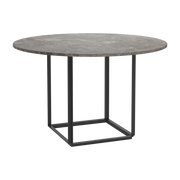 Table in marbre marsh grey Ø120 cm Florence - New Works