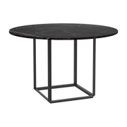 Table in marbre black Ø120 cm Florence - New Works