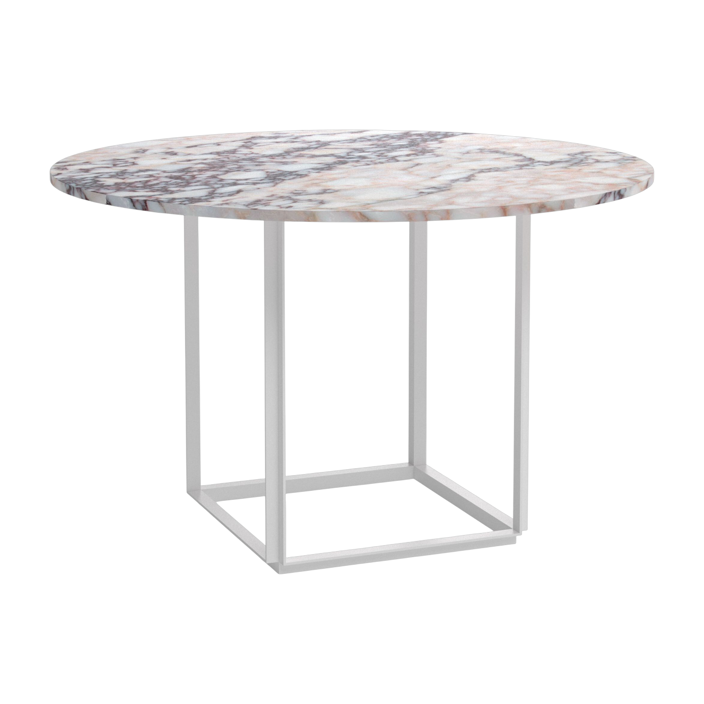 marbre Florence Tavolo in viola bianco Ø120 cm - New Works