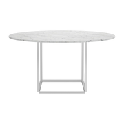 Table en marbre blanc 145cm Florence - New Works