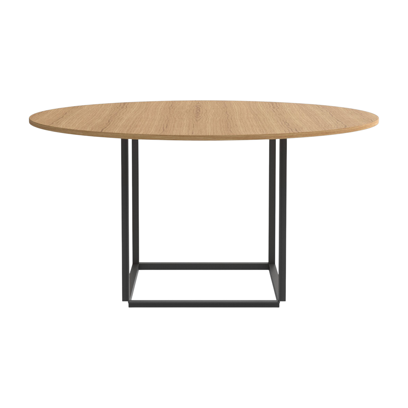 Florence Tavolo in rovere chiaro e struttura in acciaio nero 145 cm New Works