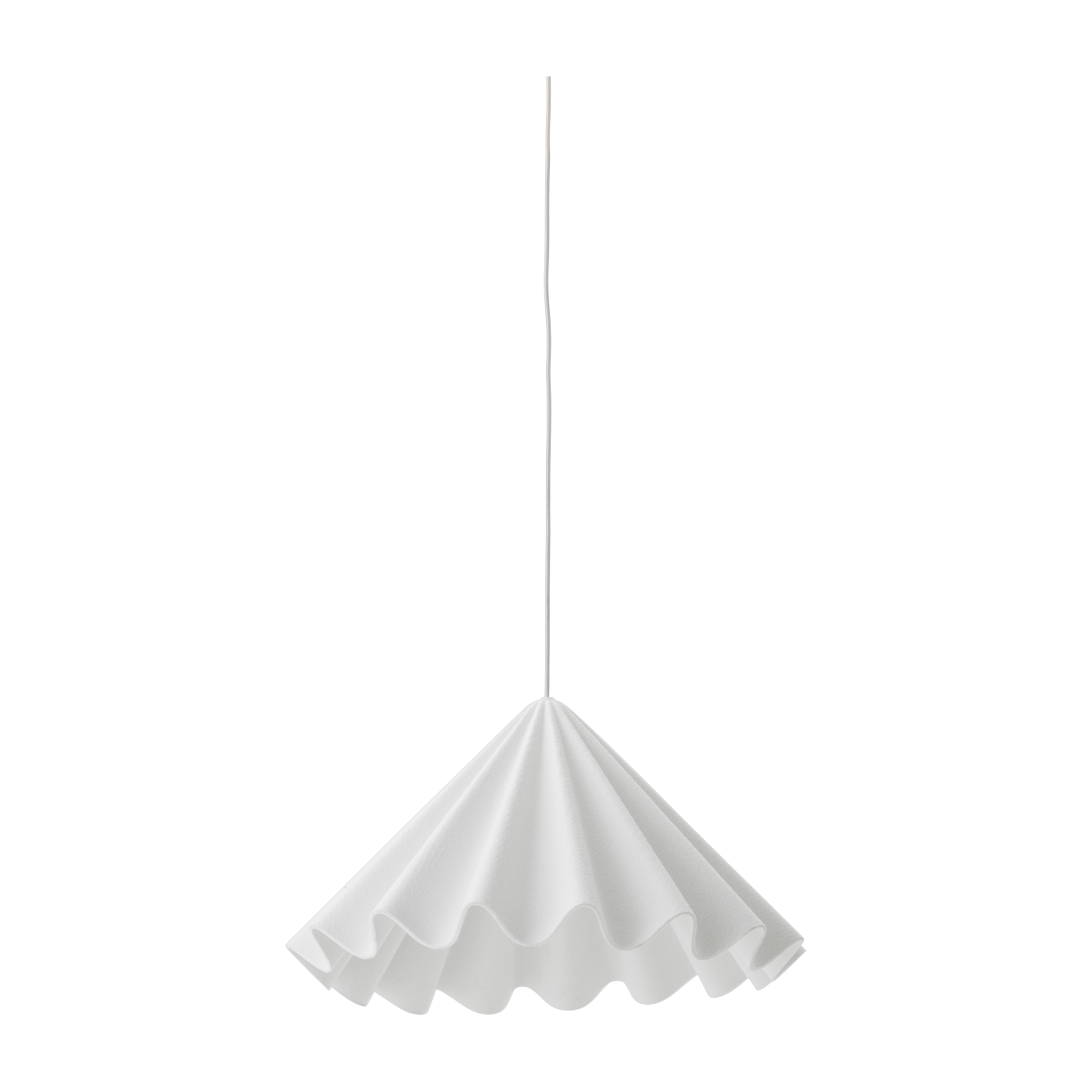 White felt hanging lamp 65cm Dancing - Audo