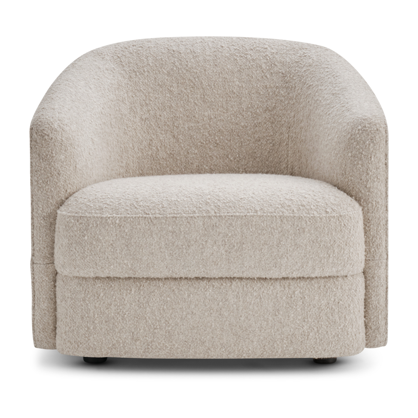 Fauteuil rembourré barnum dark taupe ten 73cm Covent Lounge - New Works