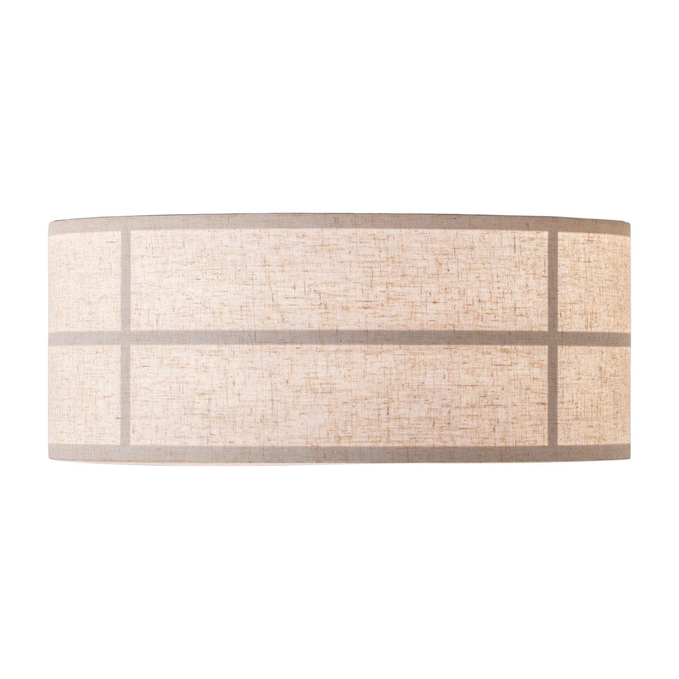 Hashira Lámpara de techo de acero y lino natural 20x50cm - Audo