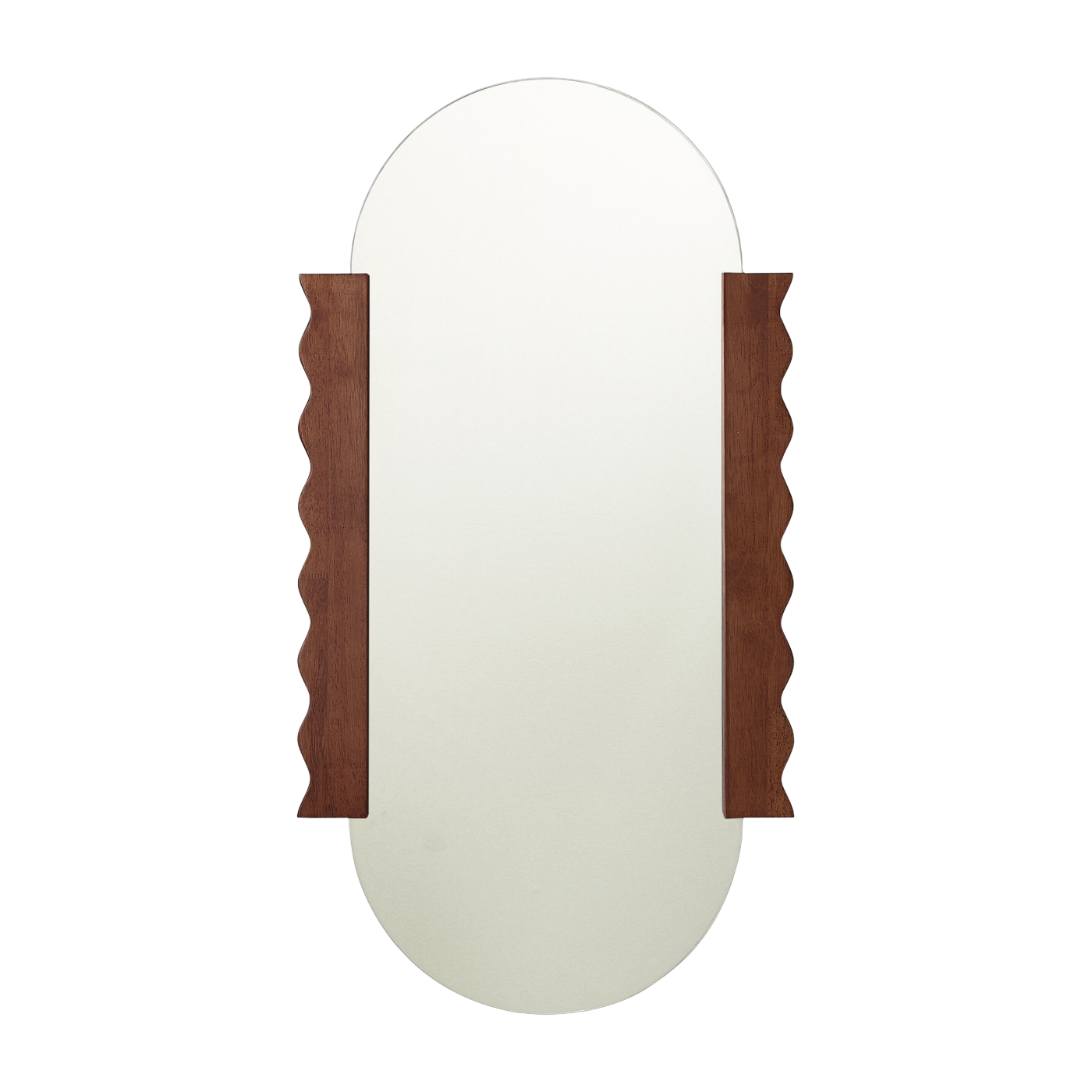 Miroir en bois massif d'hévéa 53x100x3cm Heju x Nobodinoz - Nobodinoz