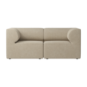 2-seater straight sofa in fabric audo bouclé 02 Eave - Audo
