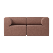 Gerades 2-Sitzer-Sofa mit Stoffbezug audo Bouclé 08 Eave -. Audo