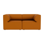 Gerades 2-Sitzer-Sofa mit Oaxaca-Stoff 0560 Eave -. Audo