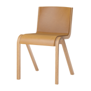 Dining chair in natural oak and dakar fabric 0250 02 78cm Ready - Audo