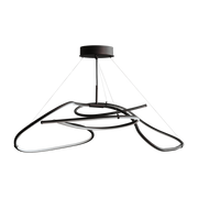 Black burned pendant light and white acrylic tubes 116x62cm Ghost - 101 Copenhagen