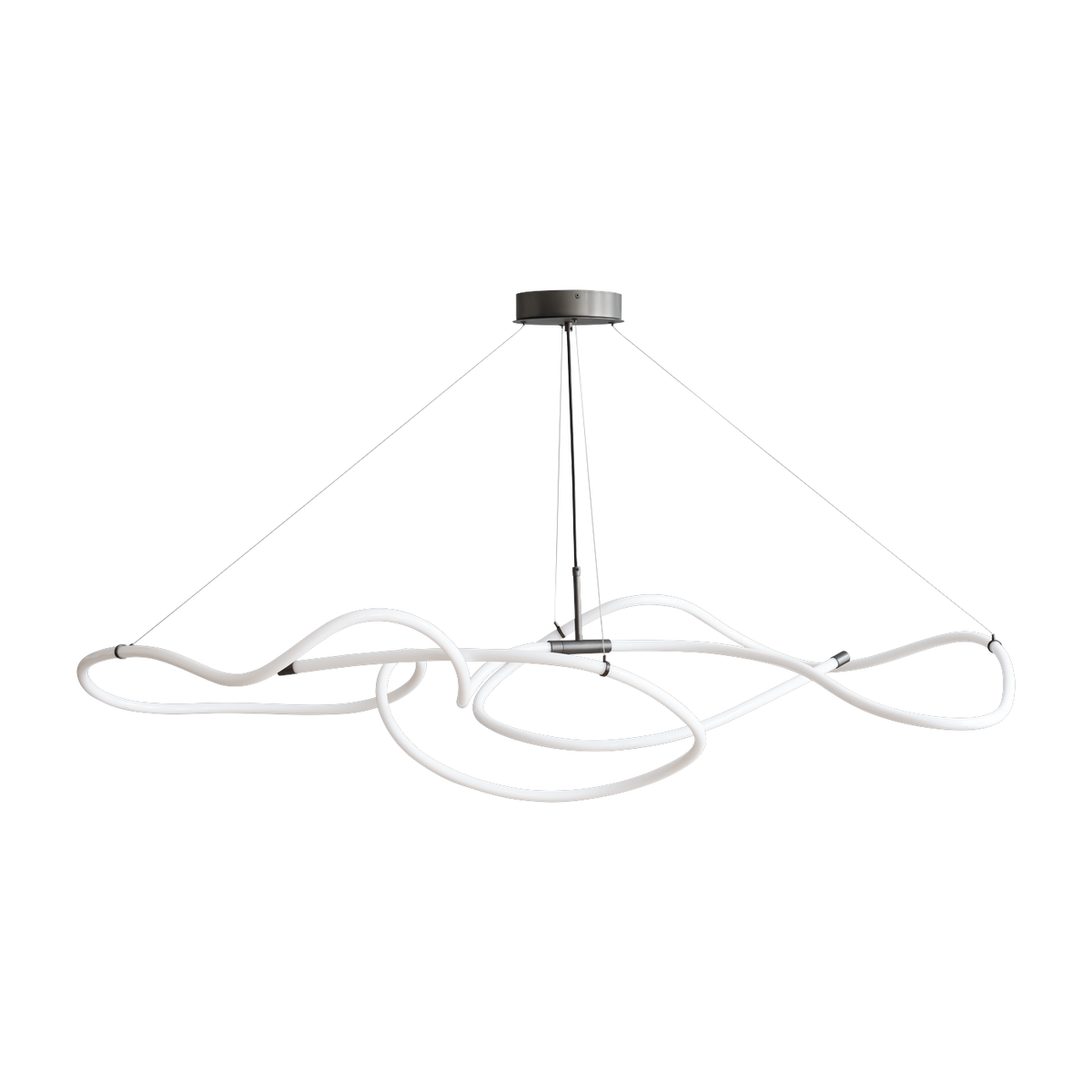 Suspension bronze et tubes en acrylique blanc 155x82cm Ghost - 101 Copenhagen