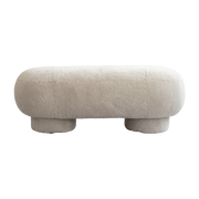 Sheepskin shell bench 120x45cm Big Foot - 101 Copenhagen