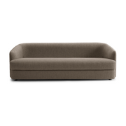 Covent sofá 3 plazas recto tapizado barnum dark taupe 220cm - New Works
