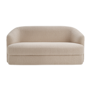 Gerade gepolsterte 2-Sitzer-Sofa Barnum Beige 150cm Covent - - New Works