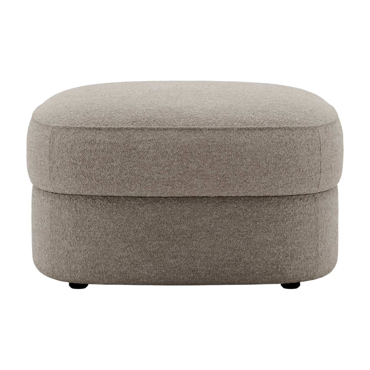 Wooden pouf in mousse hemp 65cm Covent - New works