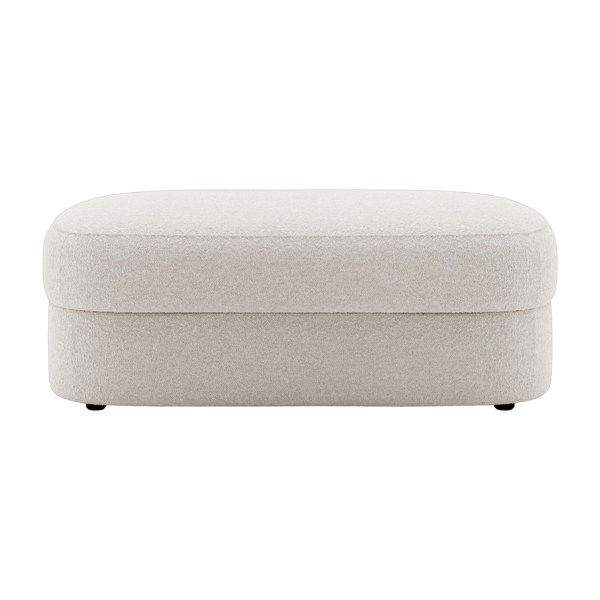 Wooden pouf and mousse lana 100cm Covent - New works