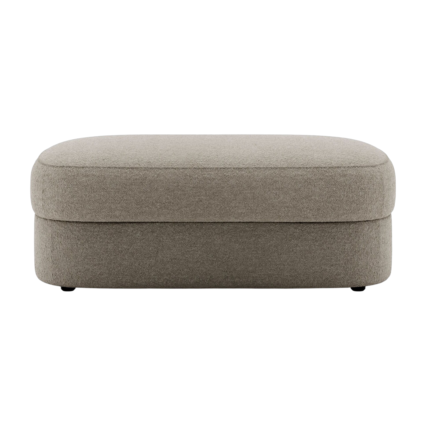 Wooden pouf and mousse hemp 100cm Covent - New works