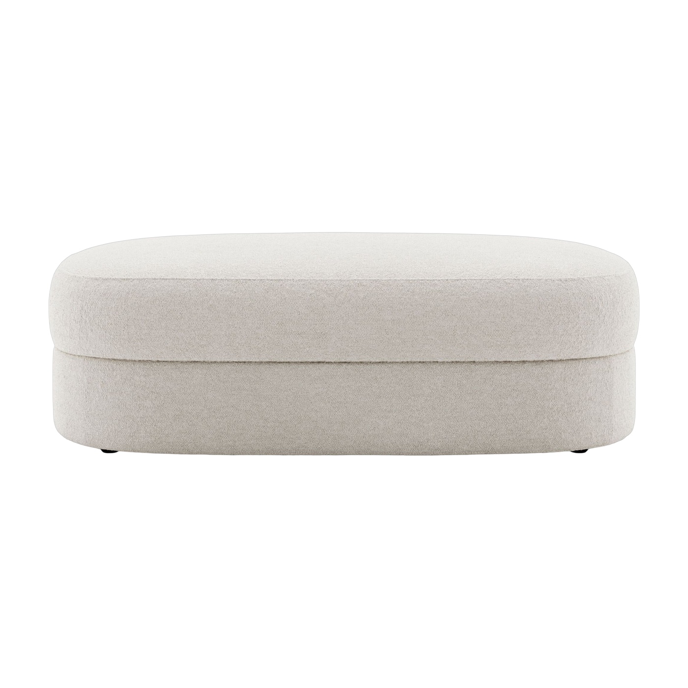 Pouf en bois et mousse lana 120cm Covent - New works