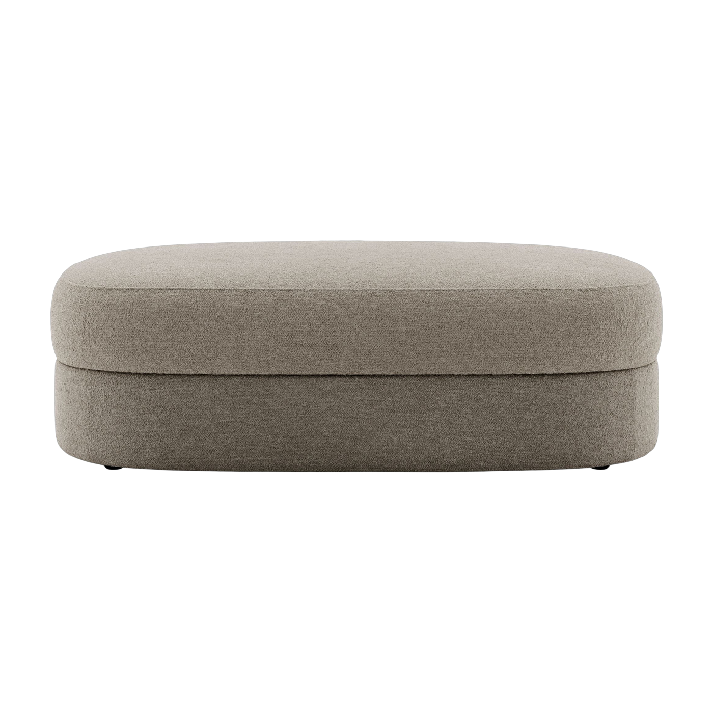 Wooden pouf and mousse hemp 120cm Covent - New works