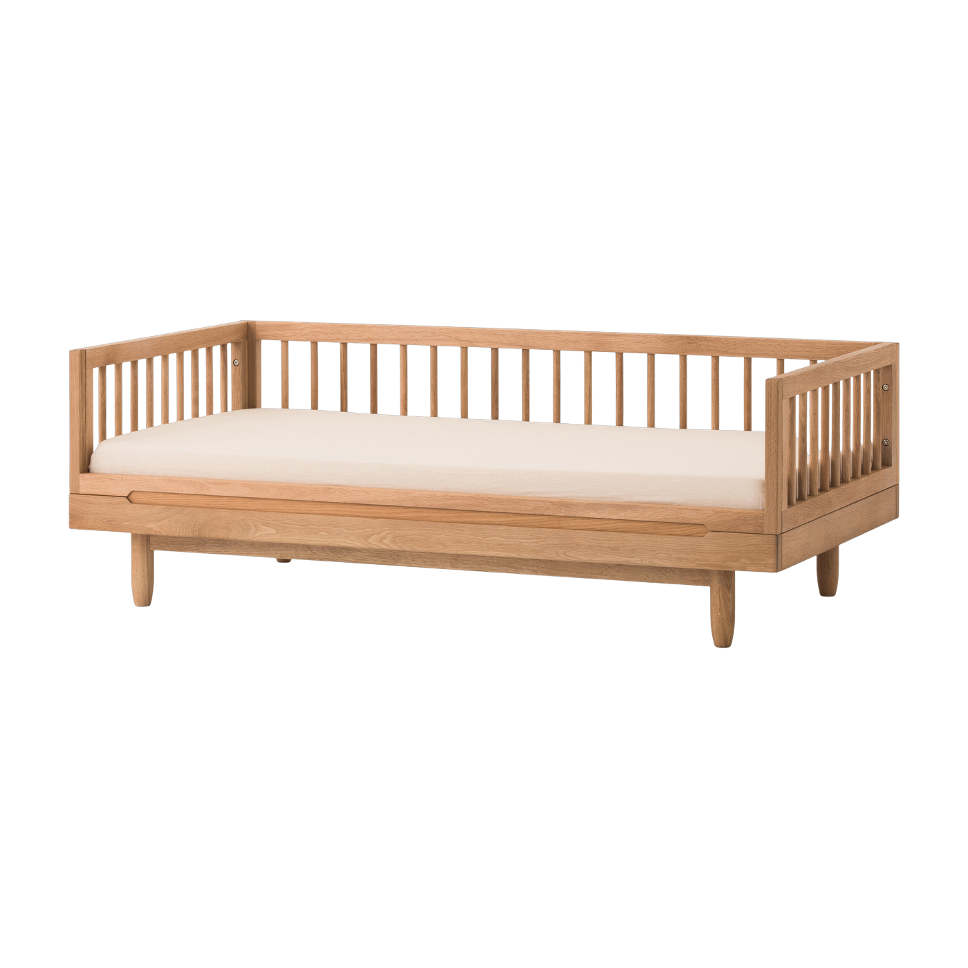 Cama infantil de roble macizo 75x145x50cm Pure - Nobodinoz