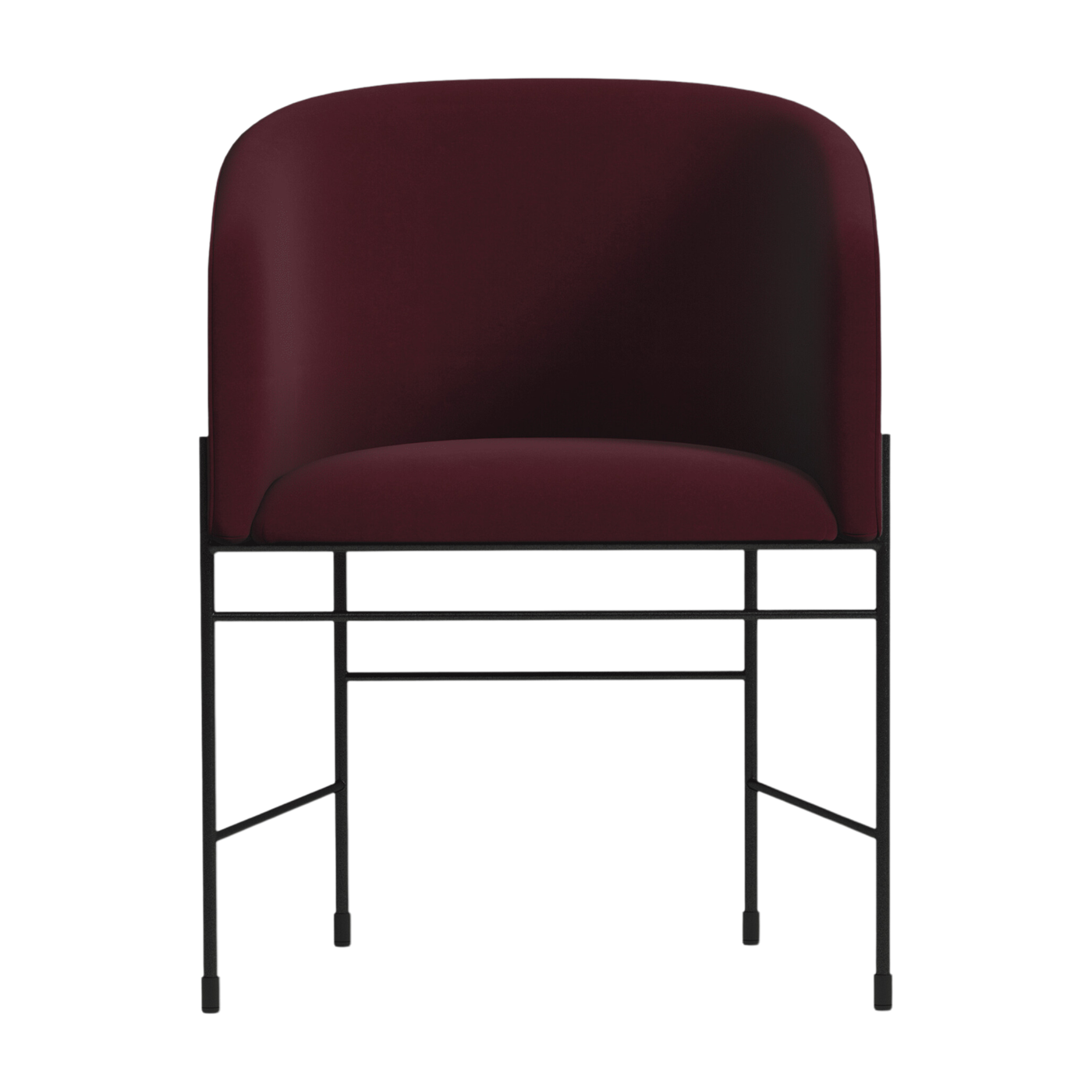 Bordeaux steel armchair 79cm Covent - New Works