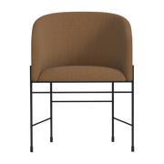 Covent Sillón de acero marrón 79cm - New Works