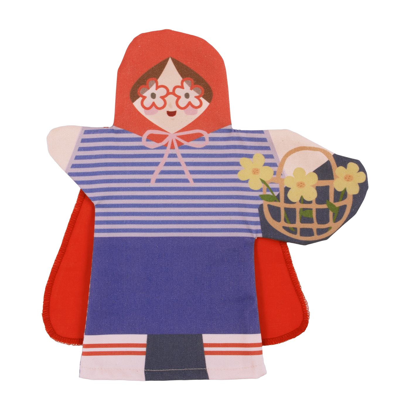 Marionnette en coton bio 25x29cm Rosie Vibes - Nobodinoz