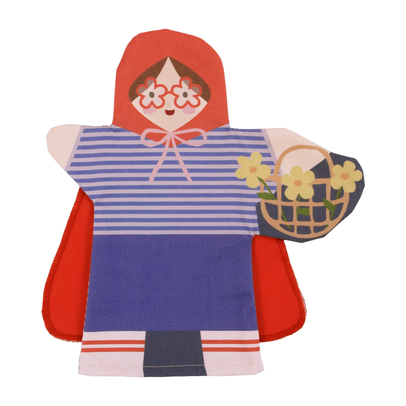Handpuppe aus Bio-Baumwolle 25x29cm Rosie Vibes - Nobodinoz