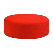 Großer runder Pouf aus roter Wolle Bon - Hem