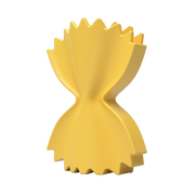 Vase yellow ceramic 17x6x25cm Pasta - Fluid Market